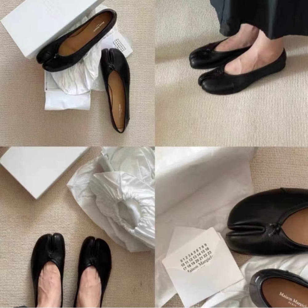 Maison Martin Margiela Classic Black Tabi Loafers - Picture 5 of 5